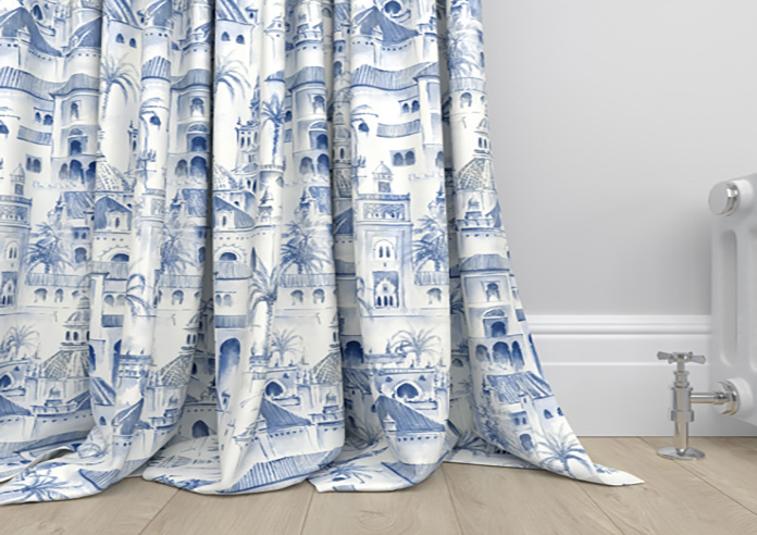 Voyage, Atlantic Blue - Made to Measure Curtain - Image 6